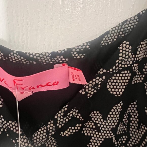 Eva Franco For Anthropologie Floral Jumpsuit Size 8‎ Black & White NWT - Picture 6 of 11